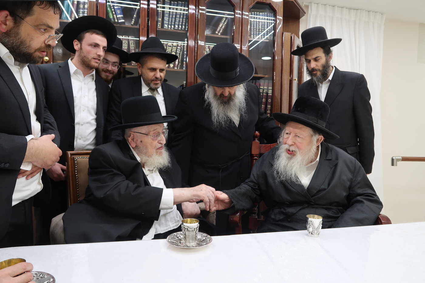 הגרמ"צ ברגמן בביקור אצל האדמו"ר מגור
