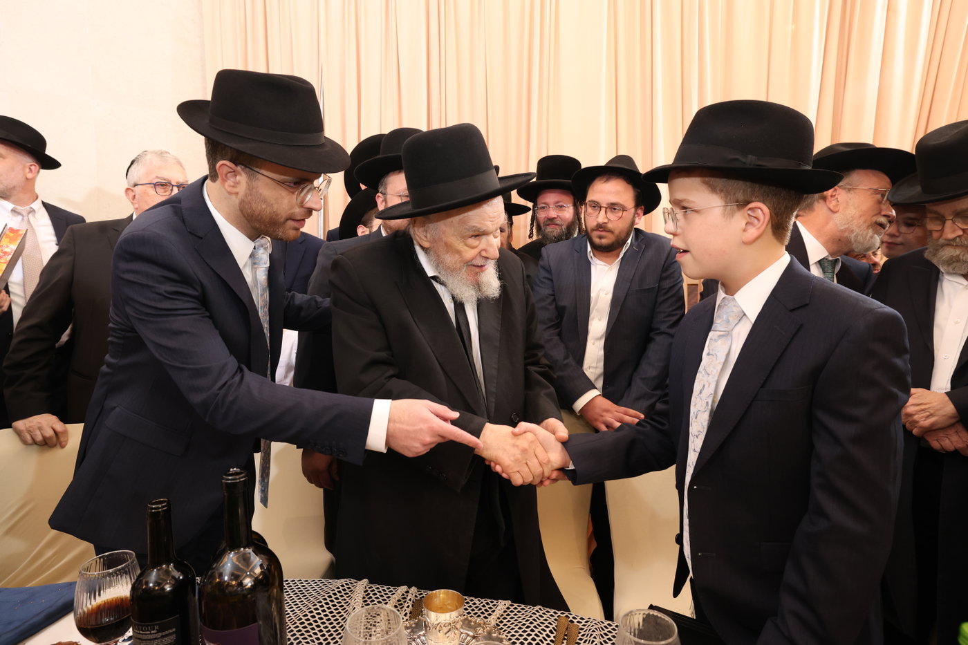 שמחת בר המצווה לבנו של משה רבר