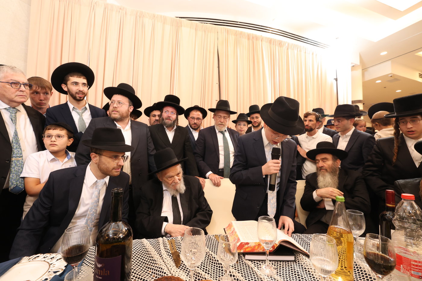 שמחת בר המצווה לבנו של משה רבר