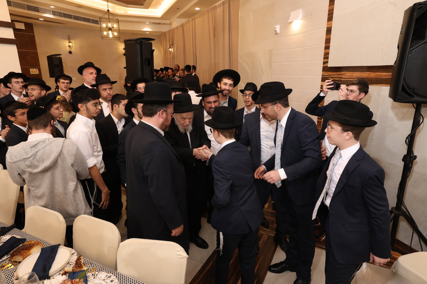 שמחת בר המצווה לבנו של משה רבר