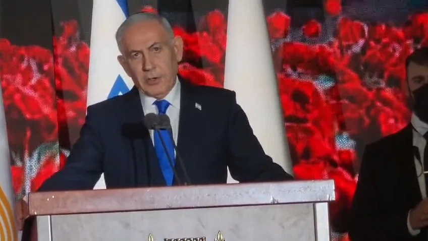 "לא מגיע לך": הרגע הסוער בטקס האזכרה הממלכתי | צפו