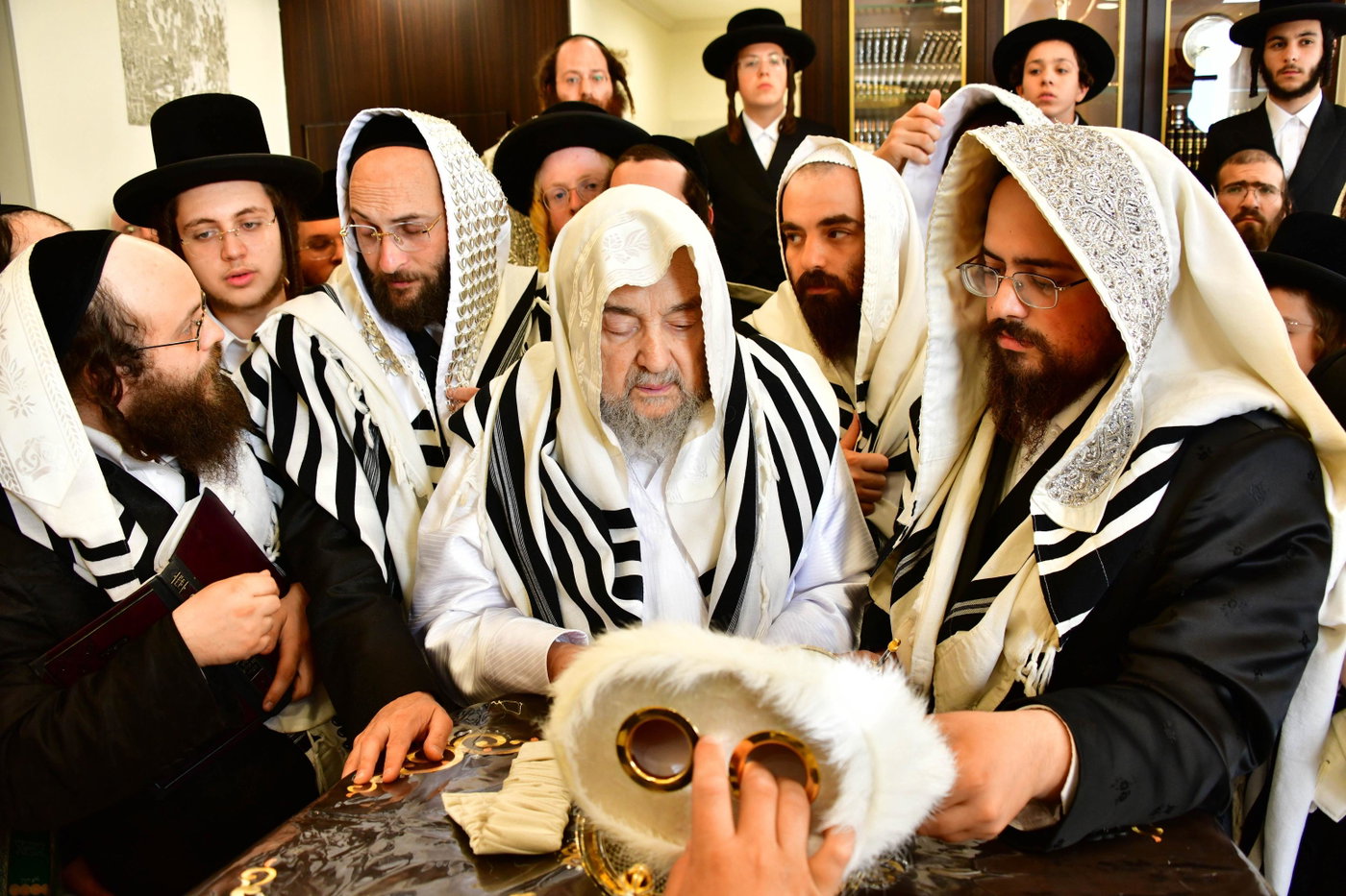 הושענא רבה אצל הגרי"מ שכטר
