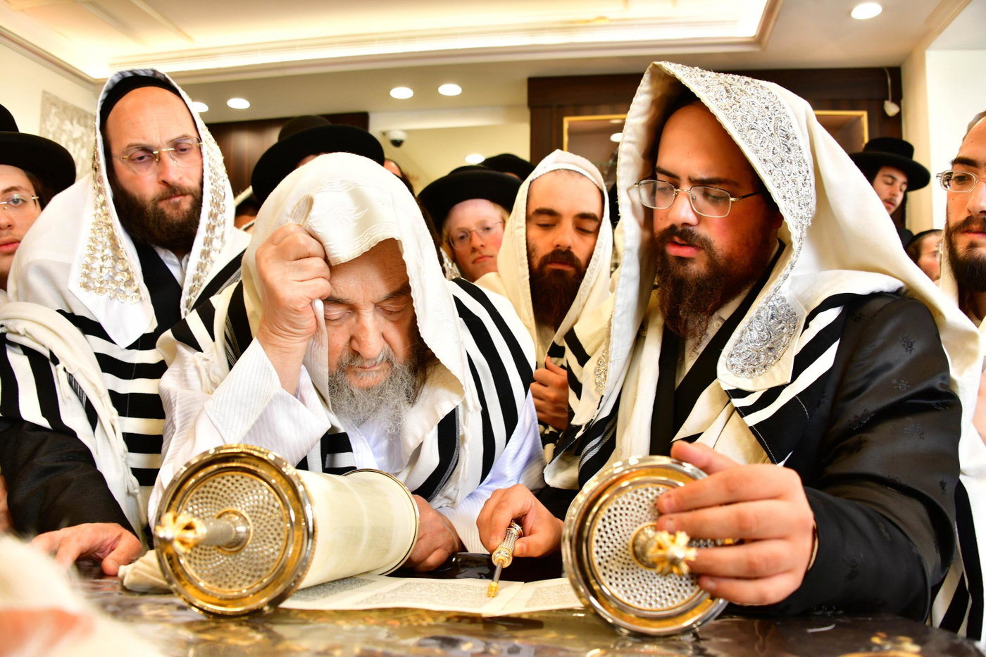 הושענא רבה אצל הגרי"מ שכטר
