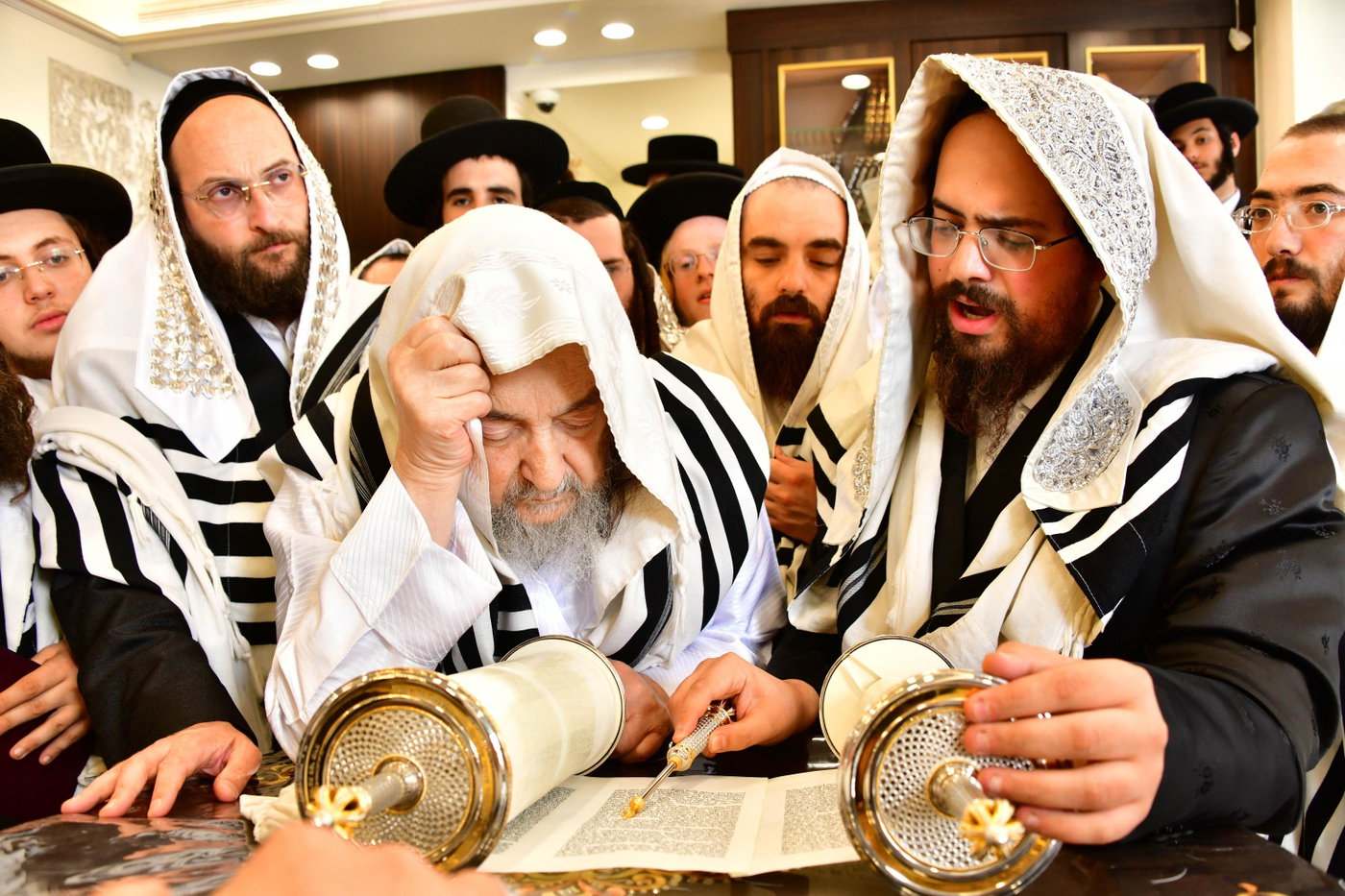 הושענא רבה אצל הגרי"מ שכטר