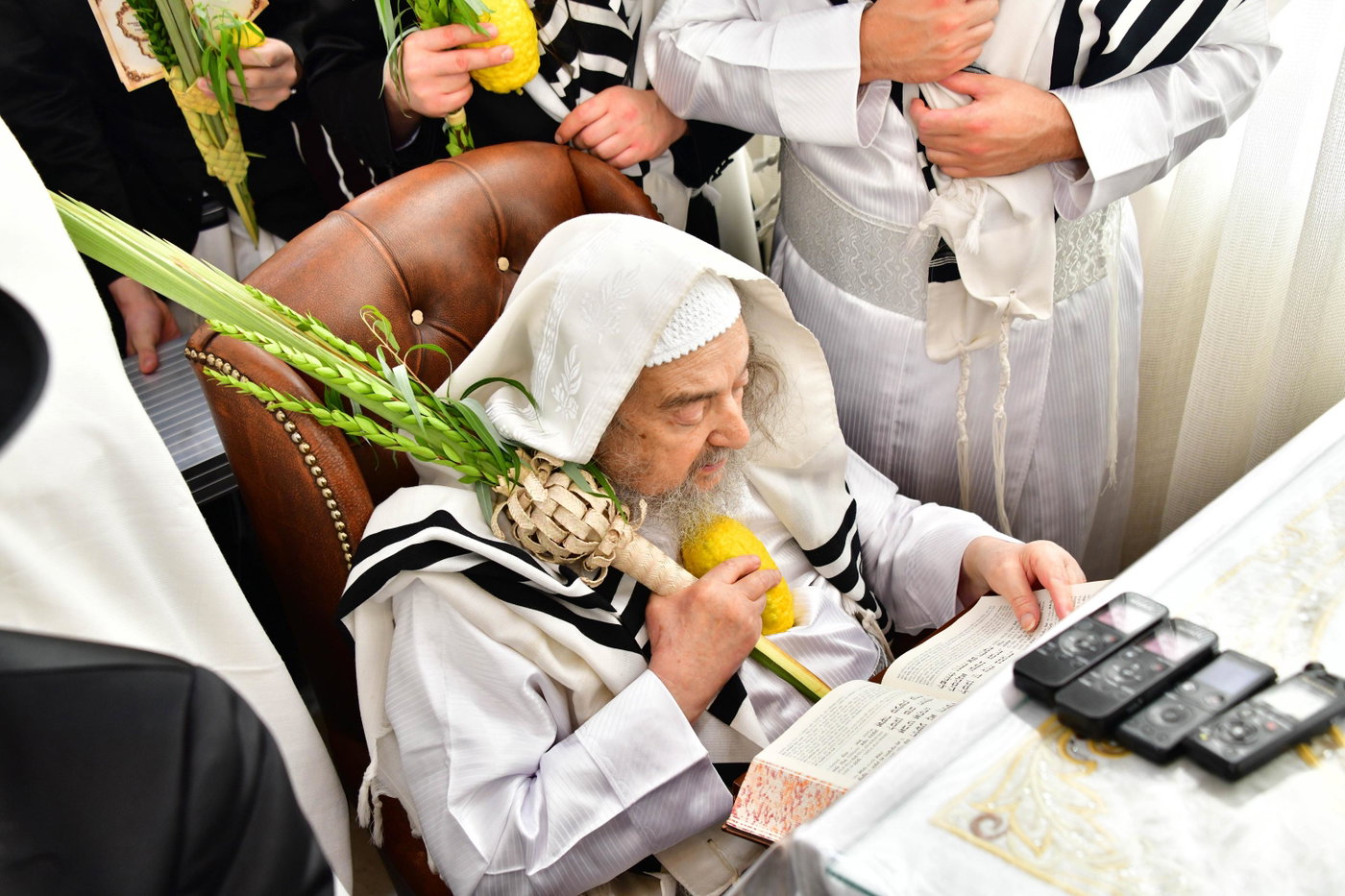הושענא רבה אצל הגרי"מ שכטר