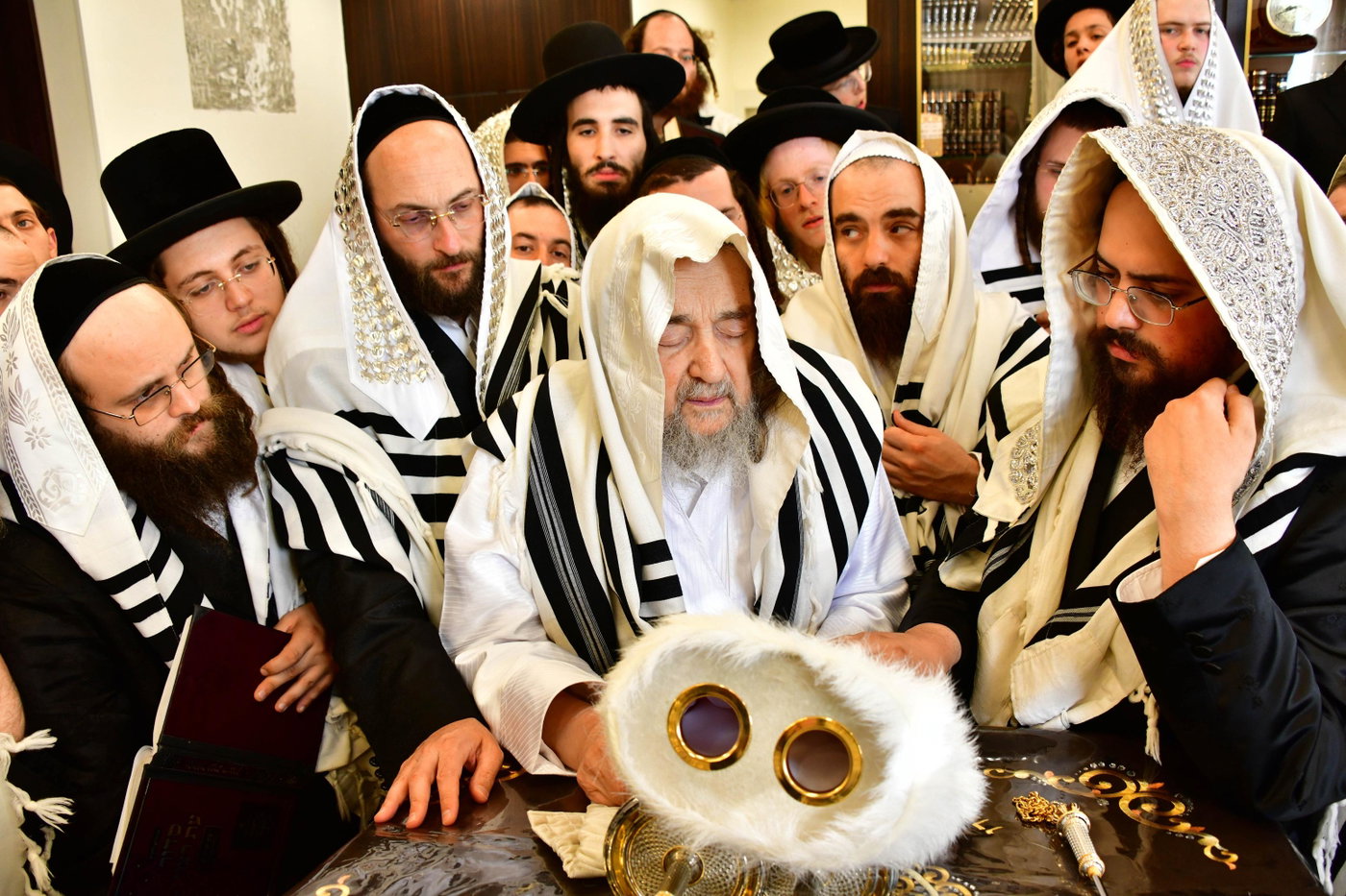 הושענא רבה אצל הגרי"מ שכטר