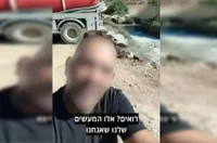 מרתיח: פלסטיני הזרים ביוב לנחלים וצילם את עצמו מתגאה | צפו