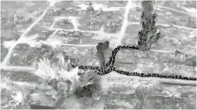 כך הושמד בעזה תוואי תת-קרקעי באורך קילומטר וחצי | צפו
