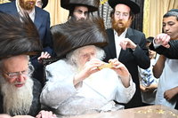הגר"מ שטרנבוך בקבלת ספר התורה הזעיר