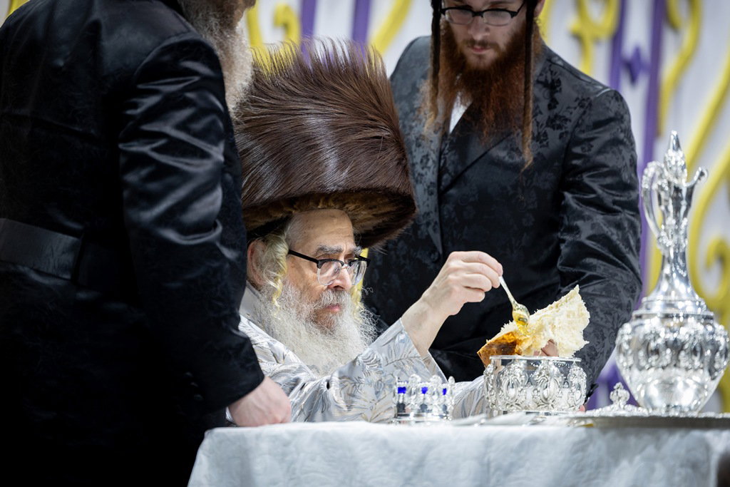 האדמו"ר מסאטמר בטיש חוה"מ סוכות