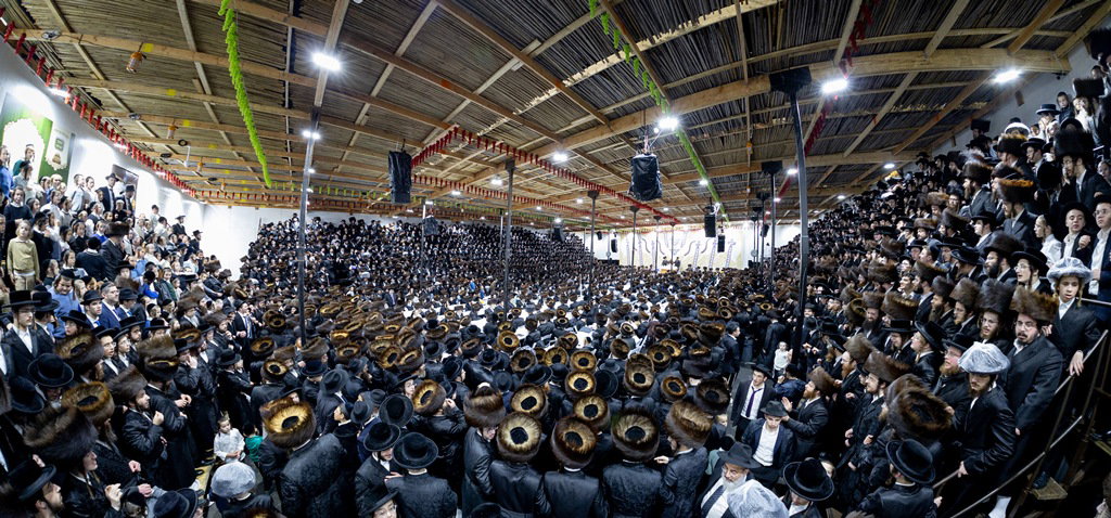האדמו"ר מסאטמר בטיש חוה"מ סוכות