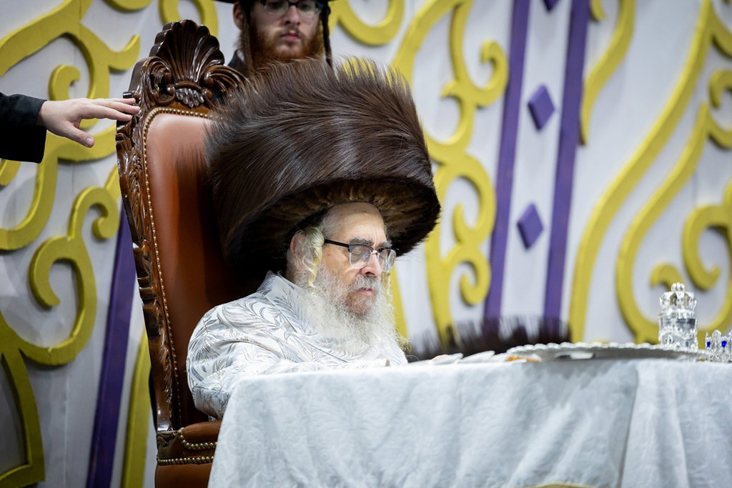 האדמו"ר מסאטמר בטיש חוה"מ סוכות