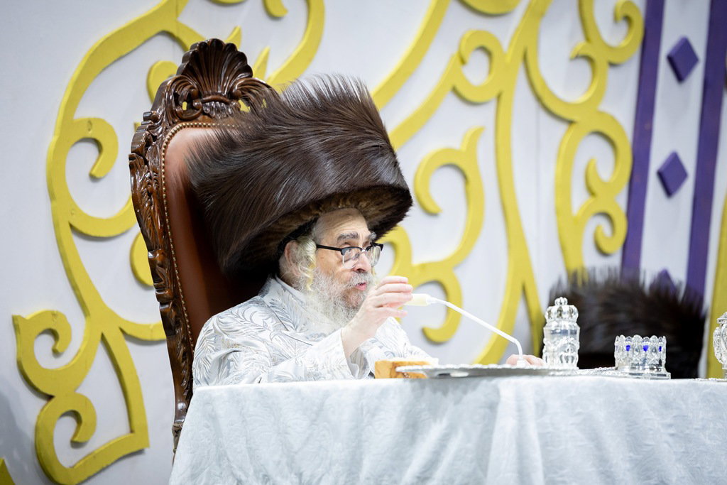 האדמו"ר מסאטמר בשמחת בית השואבה
