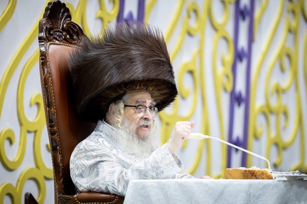 האדמו"ר מסאטמר בשמחת בית השואבה