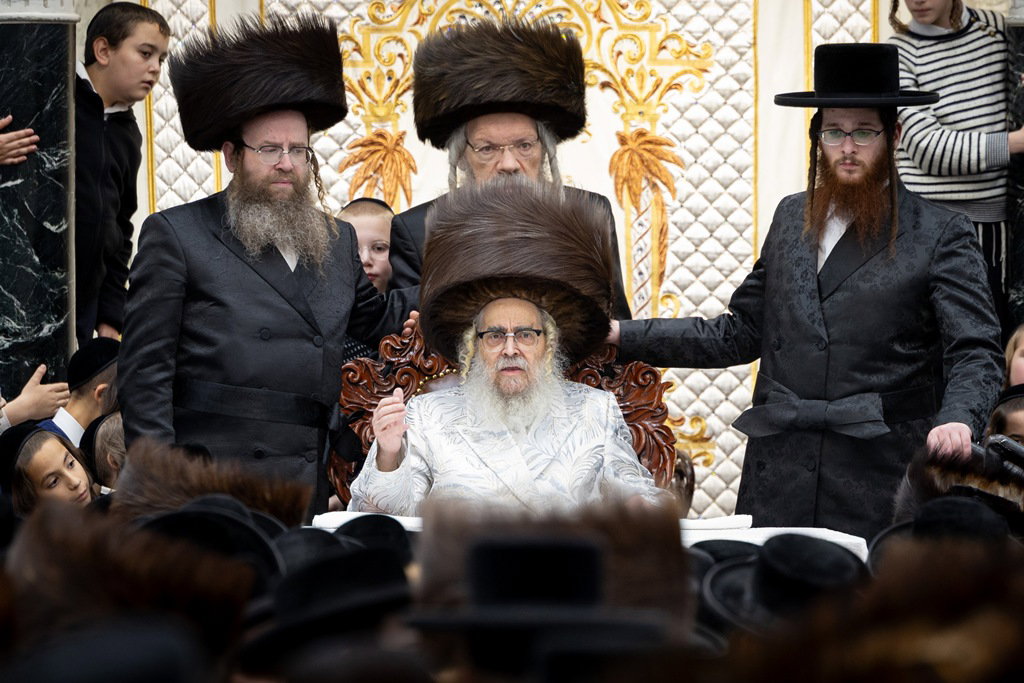 האדמו"ר מסאטמר בשמחת בית השואבה