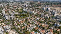באר יעקב ממעוף הציפור