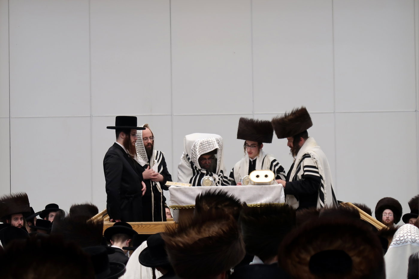 האדמו"ר מסאטמר בעבודת הנענועים