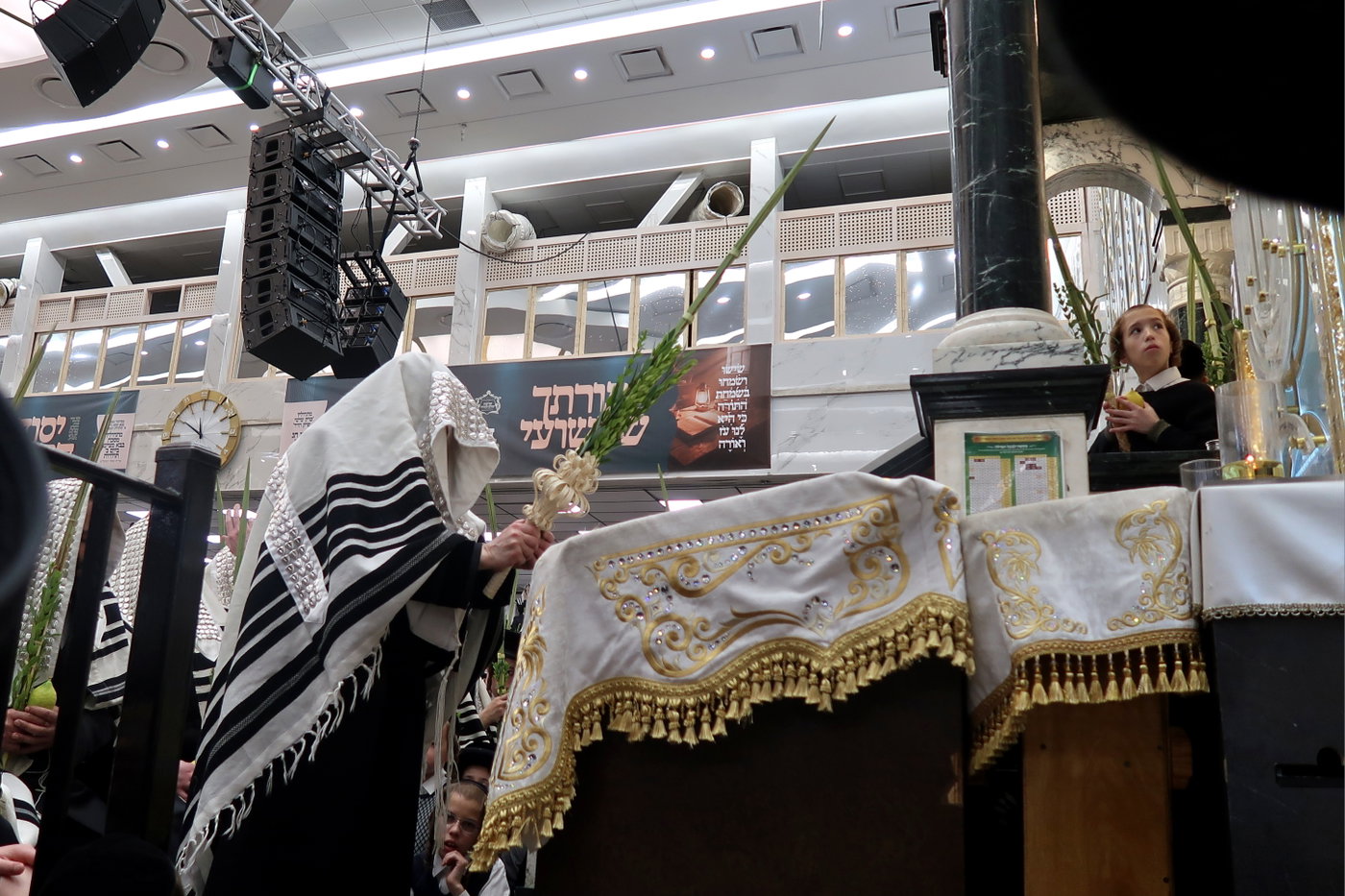 האדמו"ר מסאטמר בעבודת הנענועים
