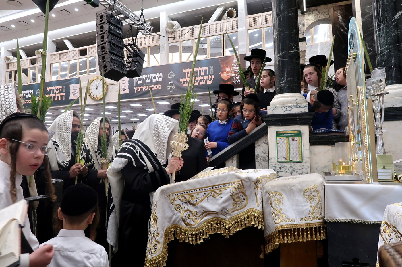 האדמו"ר מסאטמר בעבודת הנענועים