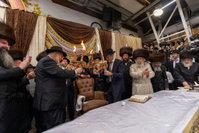 חג הסוכות בחצה"ק פינסק קרלין