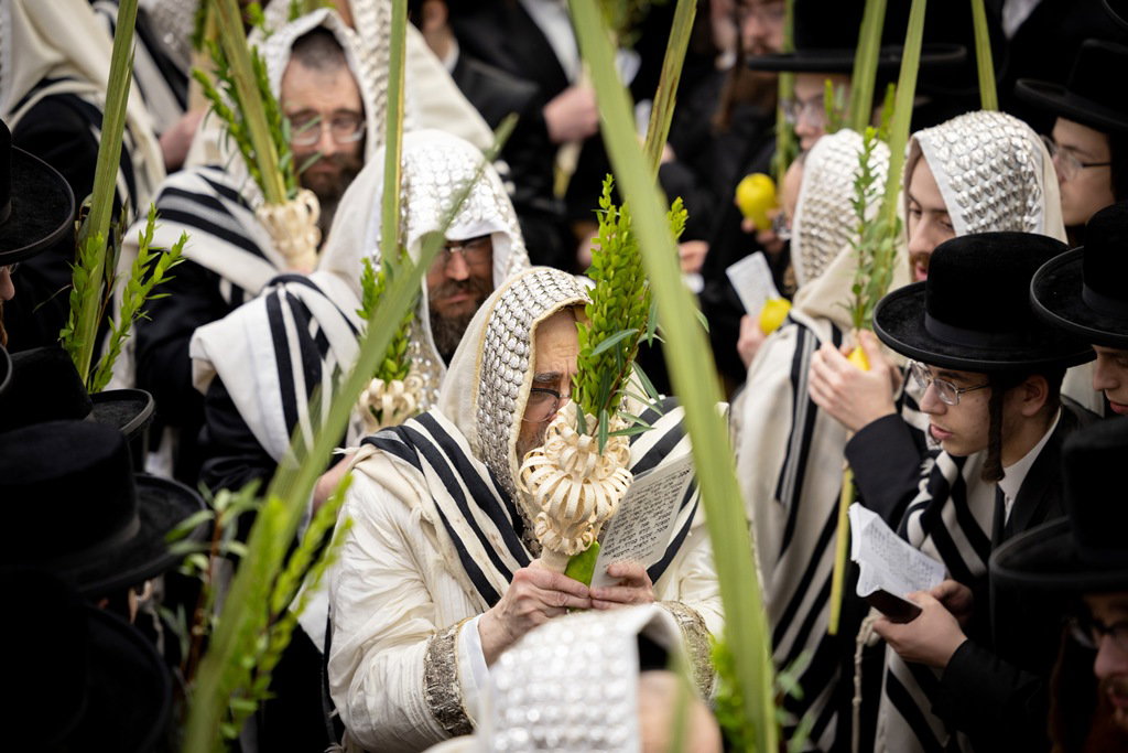 הושענא רבה בחצה"ק סאטמר