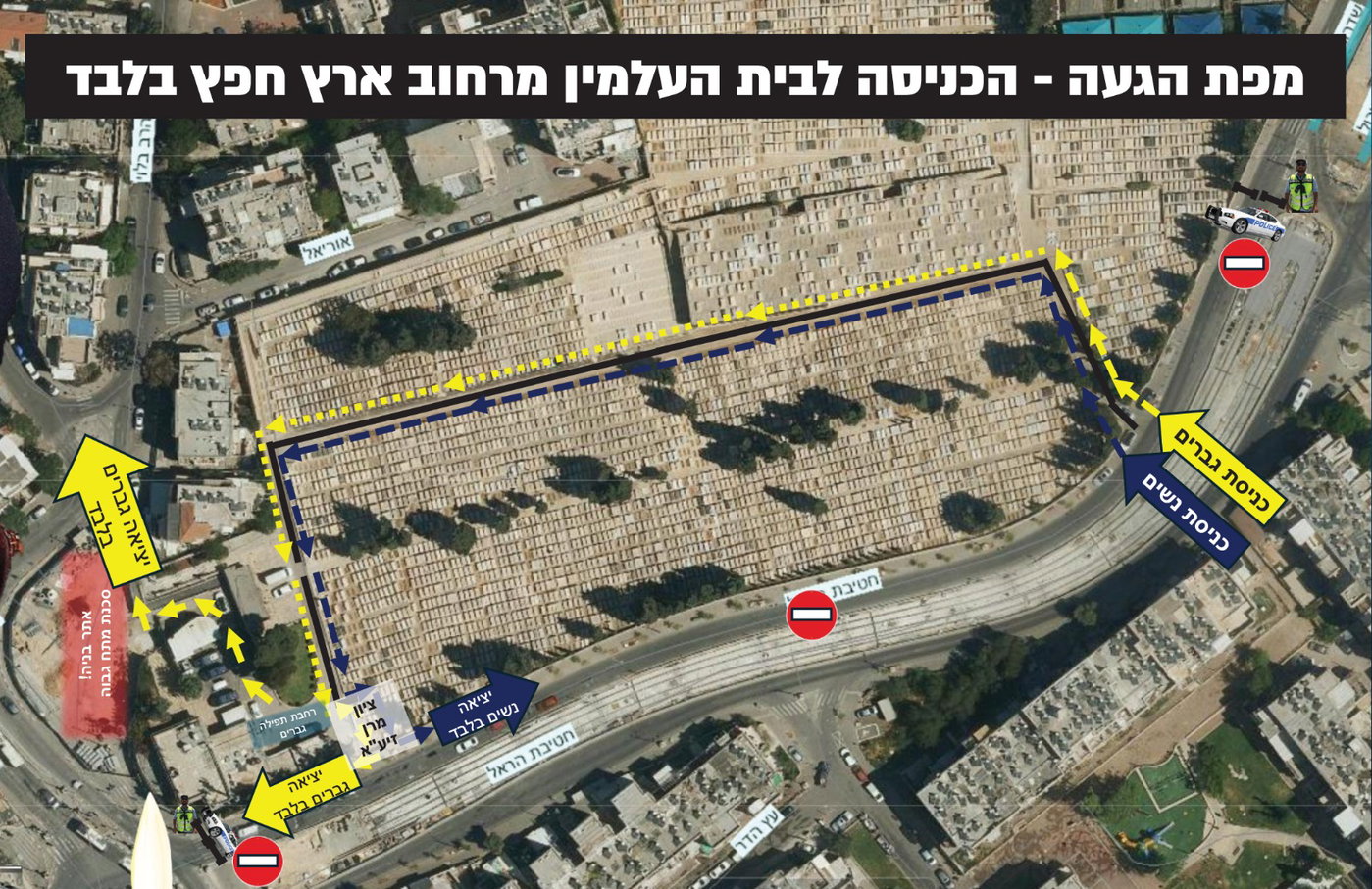 היערכות שיא לקראת הגעת כ-100,000 מתפללים לציון הרב עובדיה יוסף זצ"ל
