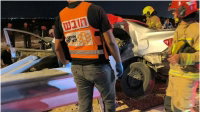 זירה מחרידה: בן 30 נהרג הערב בתאונה קשה וקטלנית בדרום