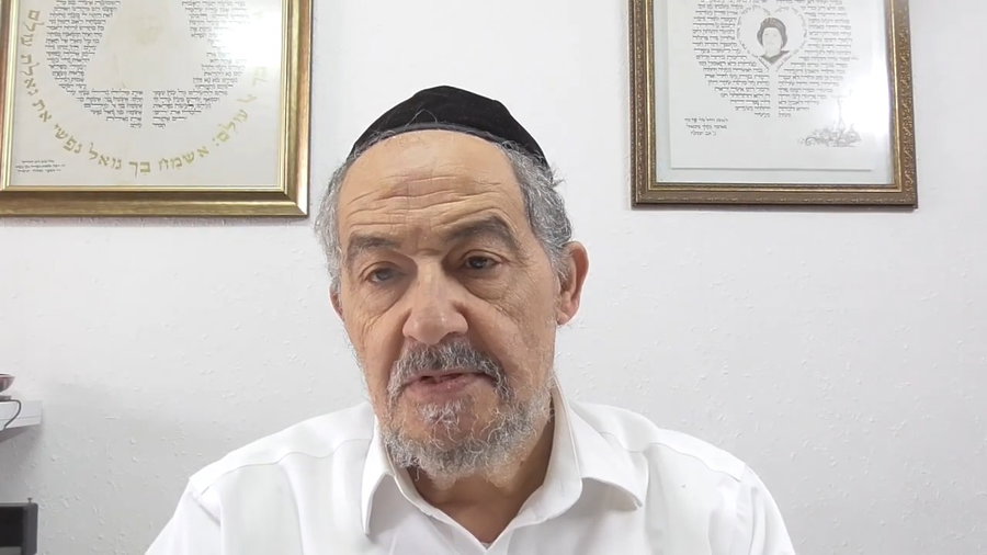 הרב מיכאל שושן עם הגיגים בעברית לפרשת בראשית
