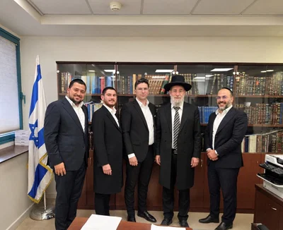 ראשי לשכת הטוענים הרבניים ומנכ"ל בתי הדין