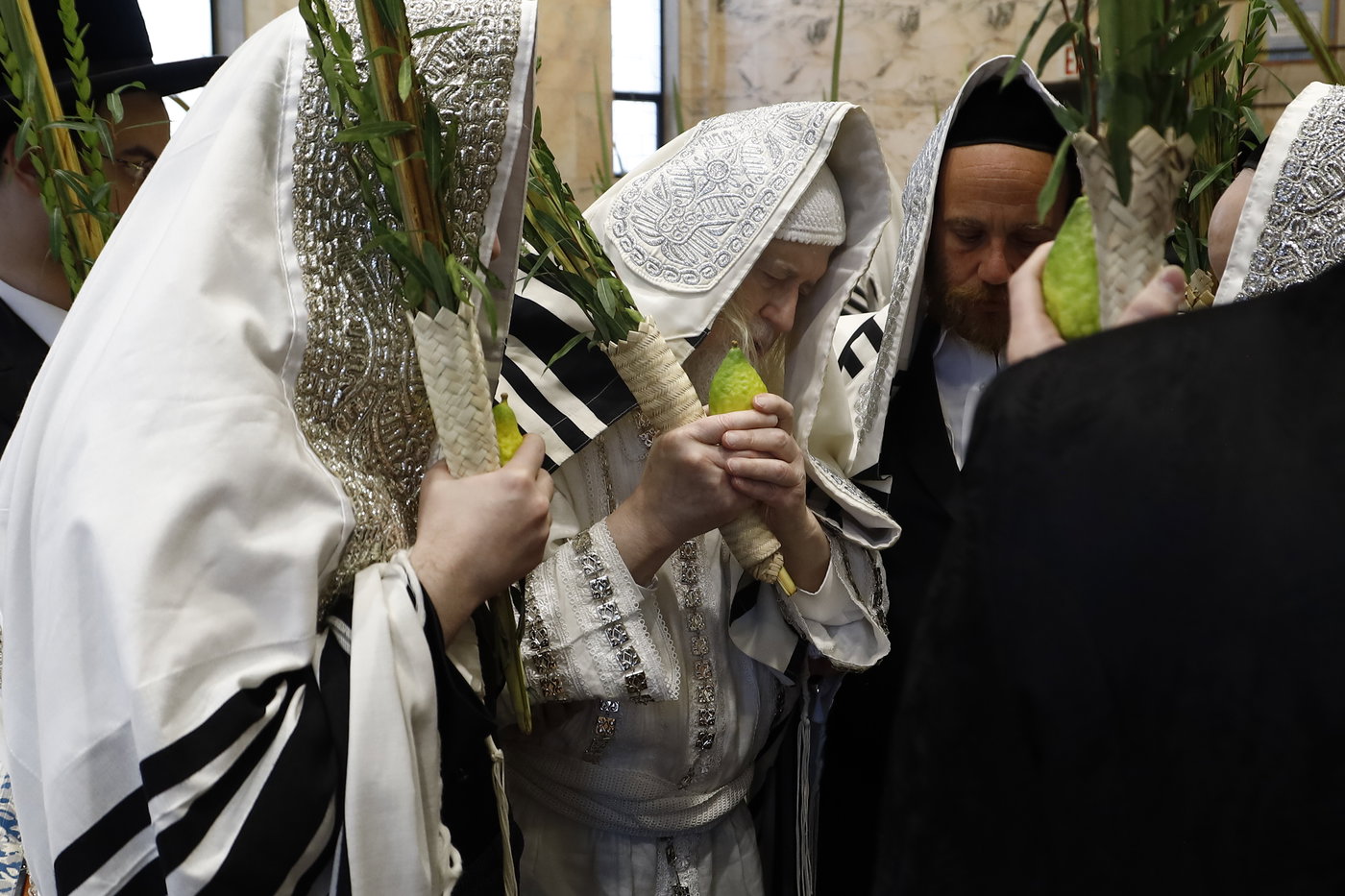 הושענא רבה בחצה"ק מונקאטש