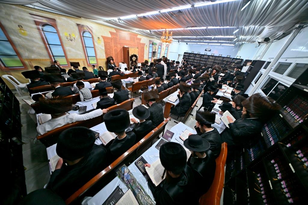 סוכות בחצר הקודש ספינקא בית שמש