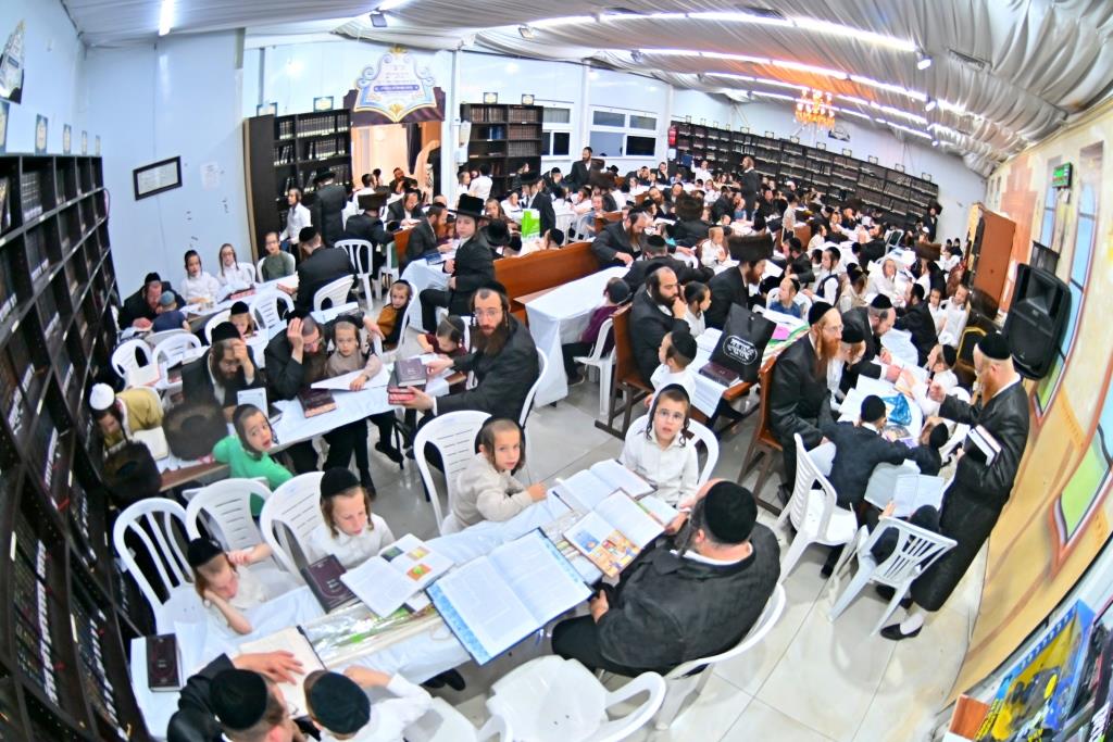 סוכות בחצר הקודש ספינקא בית שמש