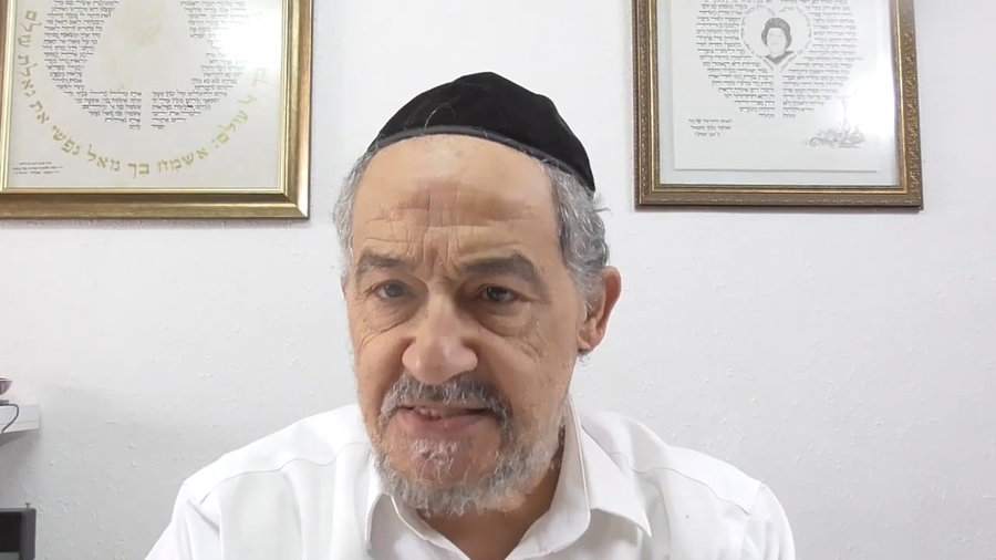 הרב מיכאל שושן עם הגיגים במרוקאית לפרשת בראשית