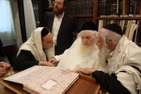 הרב יעקב דוד נאקש בביקור אצל הגר"מ שטרנבוך