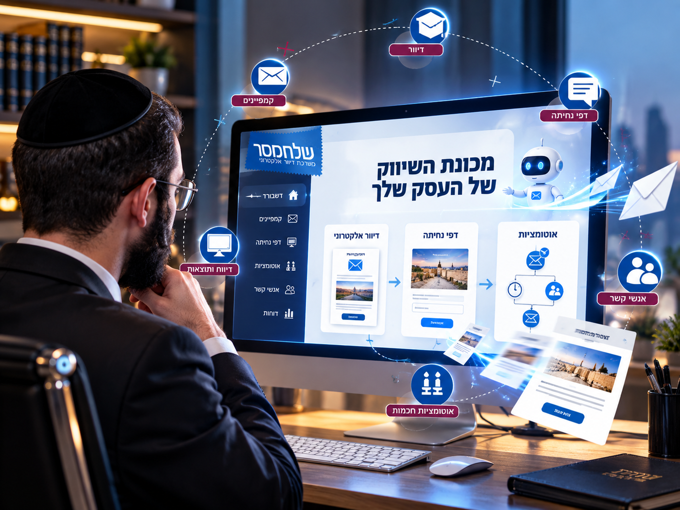 אני כותב מה אני רוצה - וה-AI כבר בונה ושולח כמעט לבד"