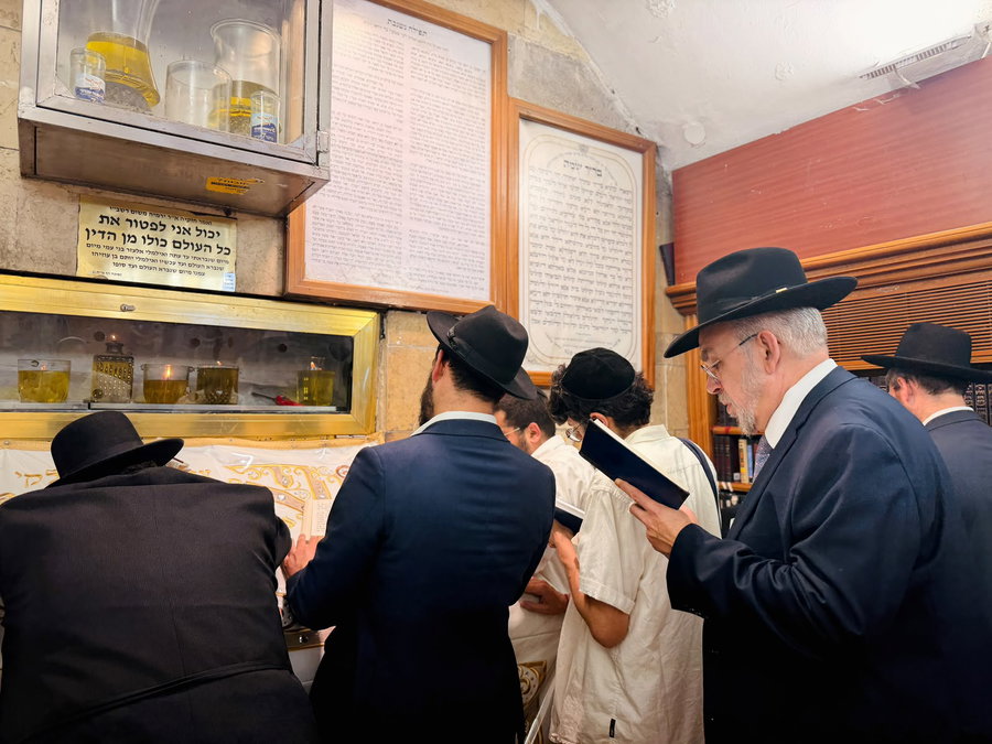 יעקב אשר כעת במירון