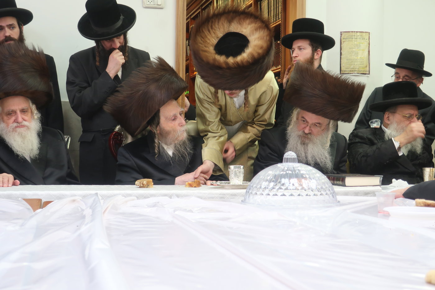שמחת הברית לנין האדמו"רים מערלוי וקאסוב ויזניץ