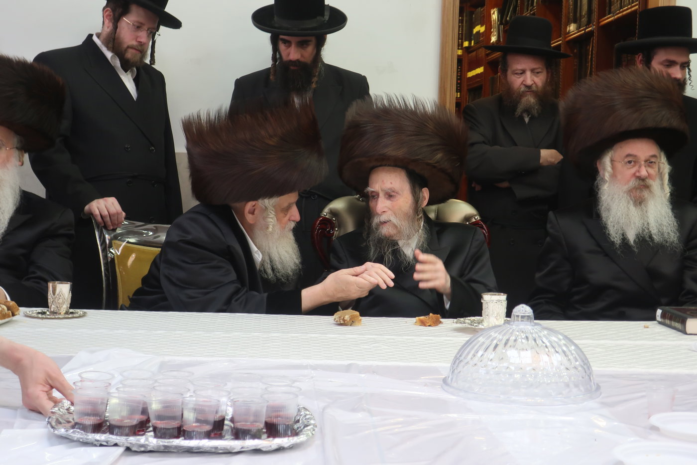 שמחת הברית לנין האדמו"רים מערלוי וקאסוב ויזניץ