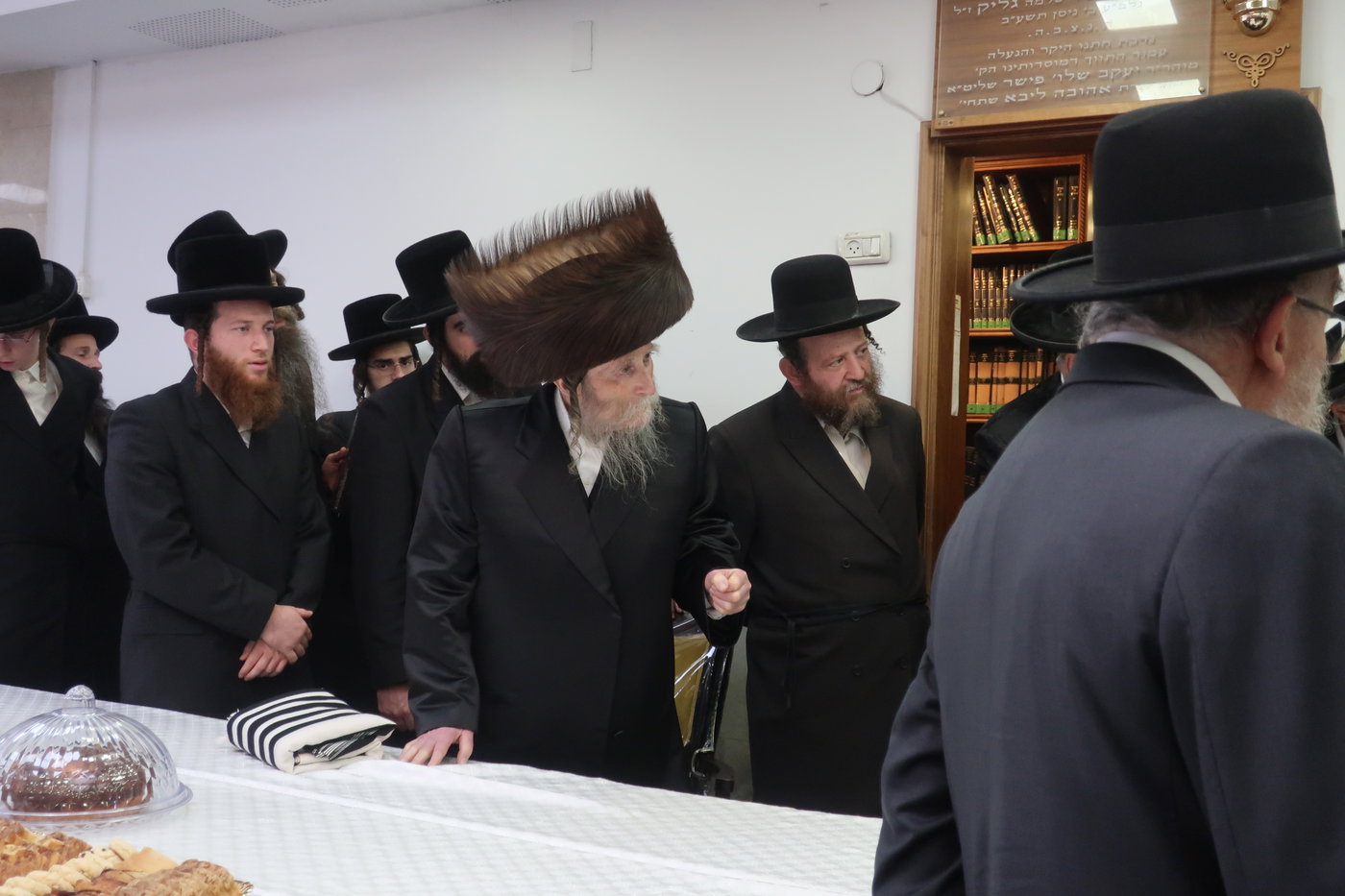 שמחת הברית לנין האדמו"רים מערלוי וקאסוב ויזניץ