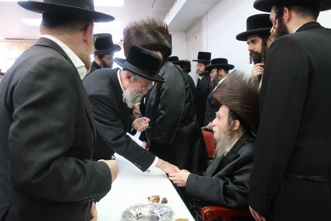 שמחת הברית לנין האדמו"רים מערלוי וקאסוב ויזניץ