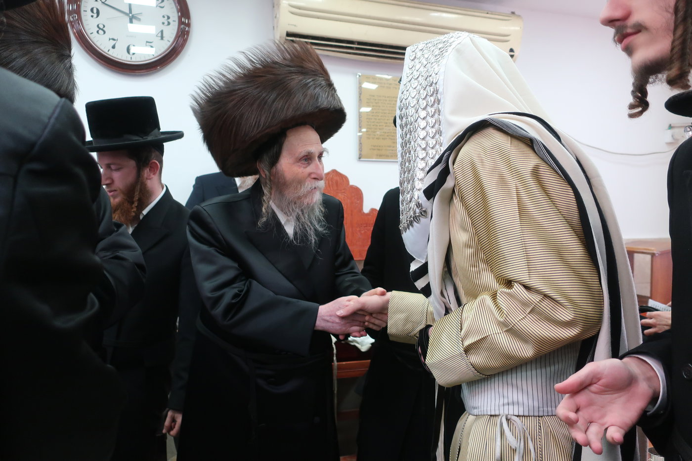 שמחת הברית לנין האדמו"רים מערלוי וקאסוב ויזניץ