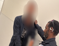 החשוד ברגע המעצר