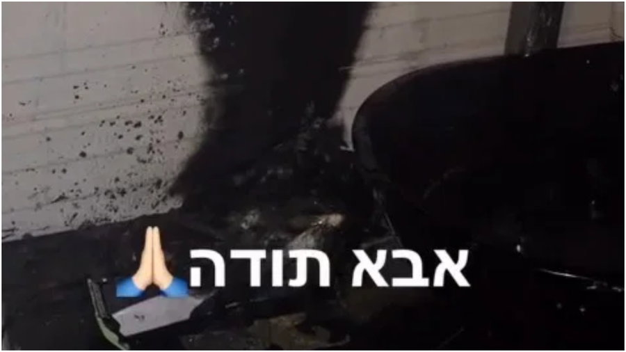 הנר הושאר דולק בלילה - אושיית הרשת וילדיה ניצלו בנס | צפו