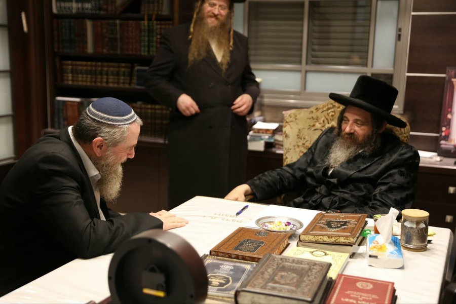 האדמו"ר מפיטסבורג לאבי מעוז: "חשוב מאוד שתצליחו, כולם יודעים שאתם דואגים ליידישקייט"