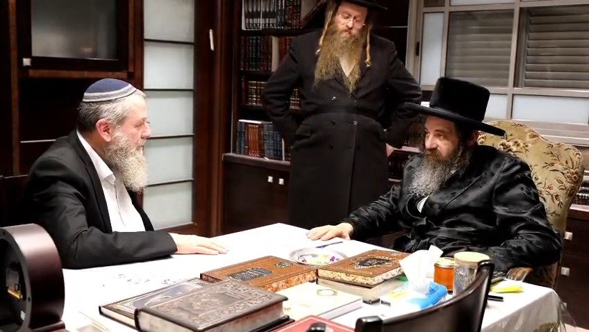 אבי מעוז אצל האדמו"ר מפיטסבורג