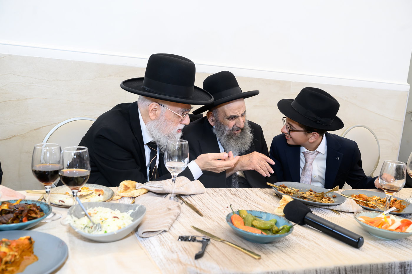 שמחת בר המצווה לנכד רבי אהרן זכאי