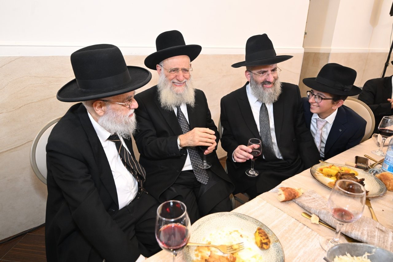 שמחת בר המצווה לנכד רבי אהרן זכאי