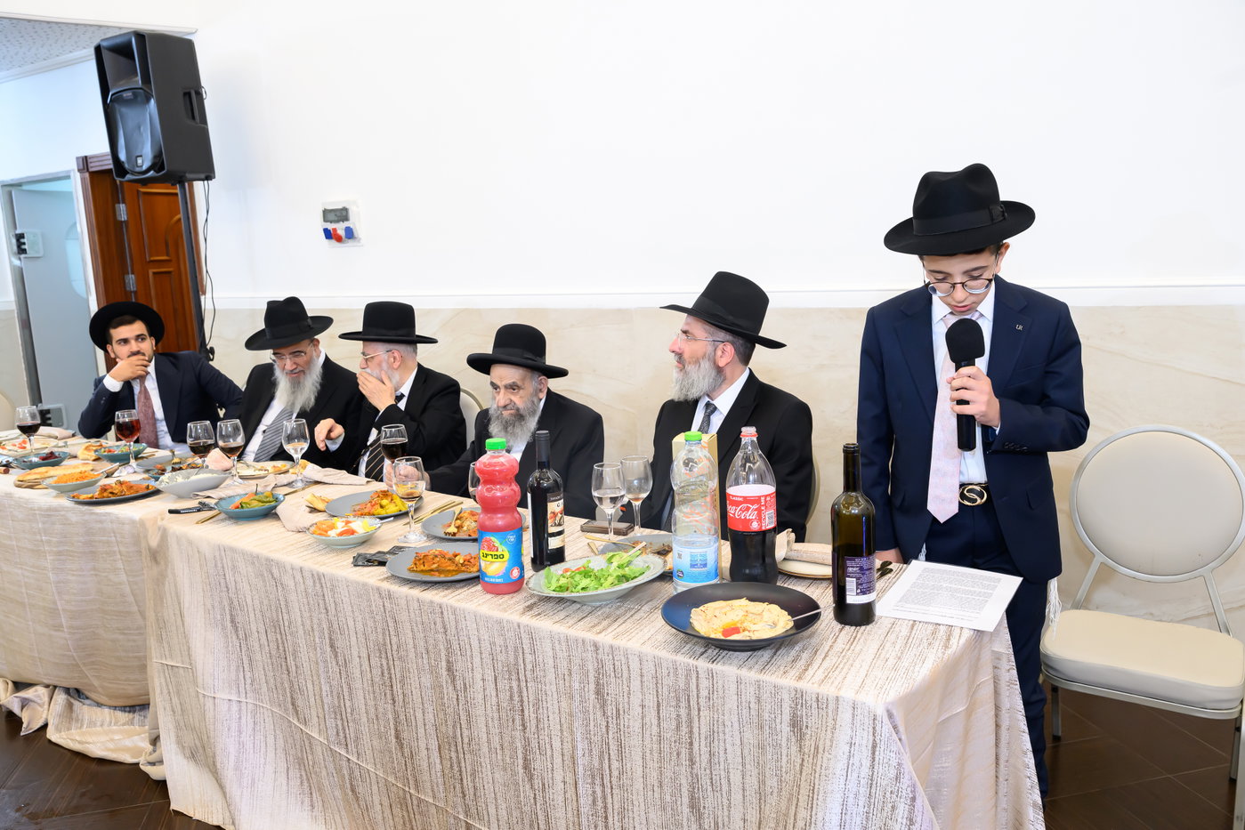 שמחת בר המצווה לנכד רבי אהרן זכאי