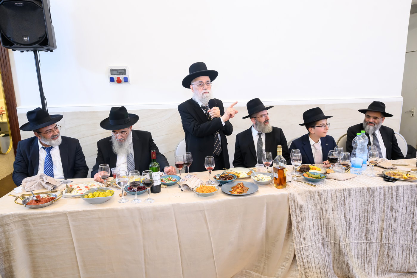 שמחת בר המצווה לנכד רבי אהרן זכאי
