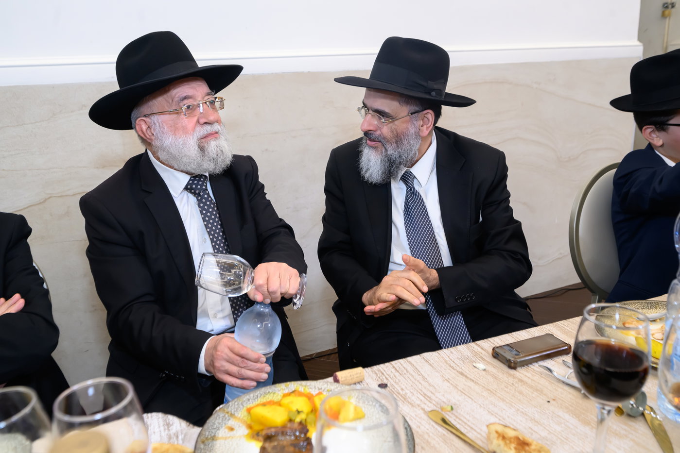 שמחת בר המצווה לנכד רבי אהרן זכאי